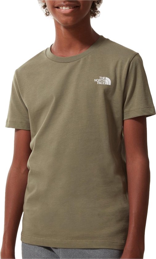 The North Face Simple Dome T-shirt - Unisex - groen M-140/152 | bol.com