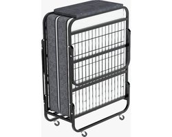 Twijfelaar Vouwbed met Koudschuim HR45 14 cm -Logeerbed  met matras stalen raster bodem