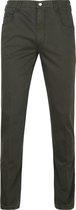 Meyer - Chino Dubai Donkergroen - Modern-fit - Chino Heren maat 54