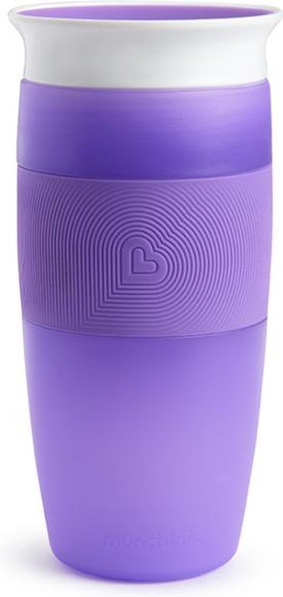 Munchkin Miracle sippy cup big 414ml paars