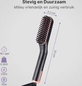 Bol.com Elektrische 3 in 1 haarborstel - baardborstel - stijltang - Haarverzorging - Baardverzorging aanbieding