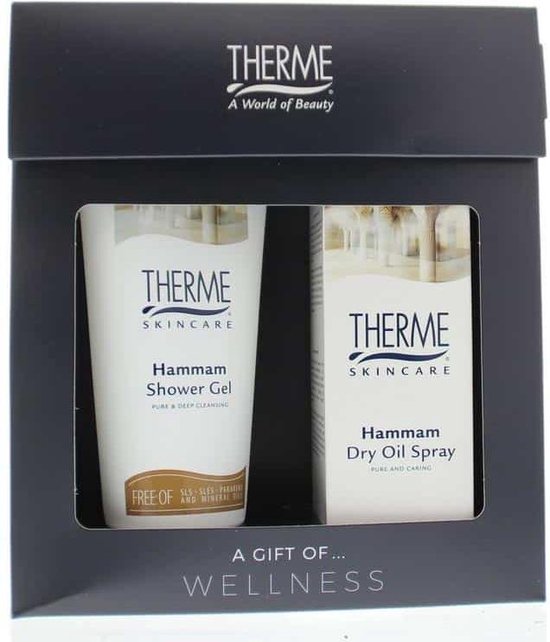 Therme Hammam Cadeauset (Shower Gel 200 ml + Dry Oil Spray 125 ml