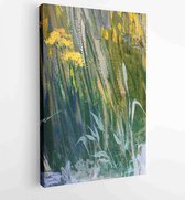 Kunstenaars olieverf veelkleurig close-up abstracte achtergrond - Moderne schilderijen - Verticaal - 1635600598 - 115*75 Vertical
