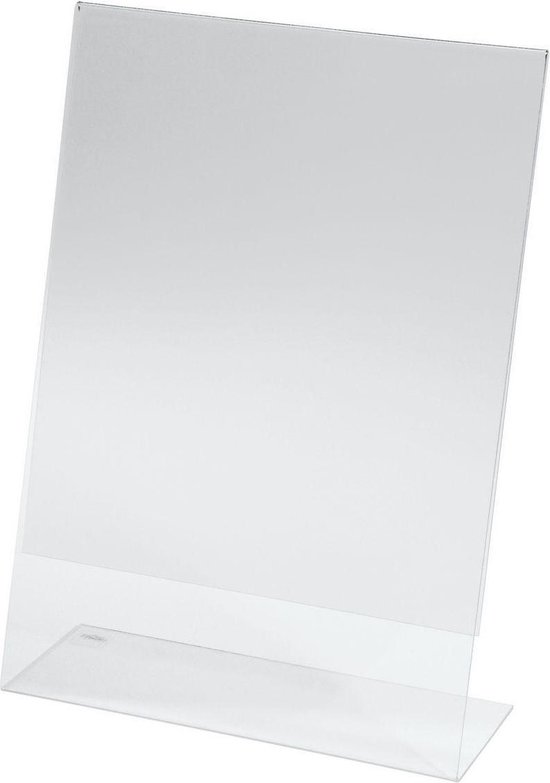 Sigel TA210 TA210 Présentoir de table en forme de L Utilisation pour format de papier: DIN A4 transparent 1 pc(s)