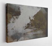 Handgemaakt olieverfschilderij op canvas. Abstracte kunst textuur. Kleurrijk. Moderne kunstwerken. Slagen van verf. Penseelstreken. Moderne kunst. Modern. Artistiek. - Moderne kunst canvas - 
