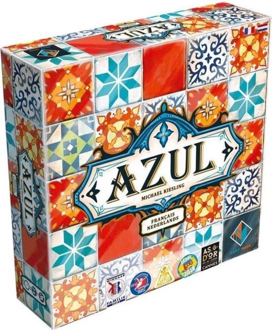 Thumbnail van een extra afbeelding van het spel Spellenbundel - 2 Stuks - Azul NL/FR & Codenames Pictures