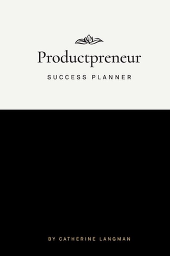 Productpreneur Success Planner - cover