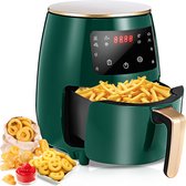 AUGIENB AF1 airfryer - Hetelucht friteuse -4.5L 1000g friet -1200W - vaatwasmachinebestendige onderdelen