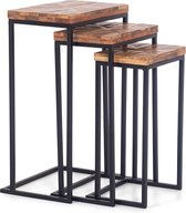 Lula Bijzettafel Set Sela Mangohout