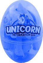 Jonotoys Verrassings-ei Unicorn Junior 8,5 Cm Blauw