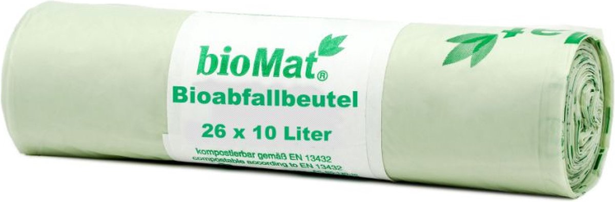 BioMat Compostable Waste Bag 10 liter 26 stuks