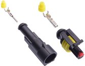 Superseal connector 1 polig - QSP Products - SET 1x man + 1x vrouw