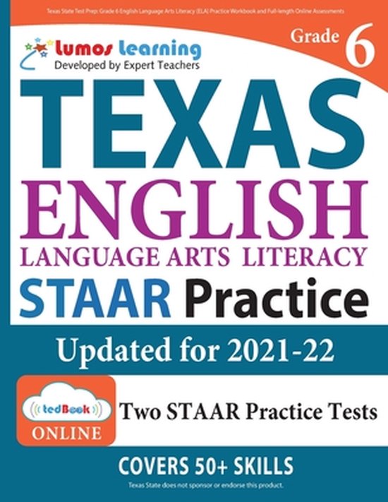 Grade 6 English Language Arts Literacy (ELA) Practice Workbo ... - cover