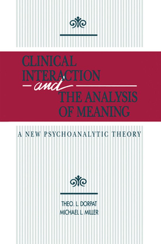 Clinical Interaction and the Analysis of Meaning - cover