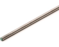 (2 STUKS) M3 DRAADEIND RVS-A2 (AISI 304) DIN 975