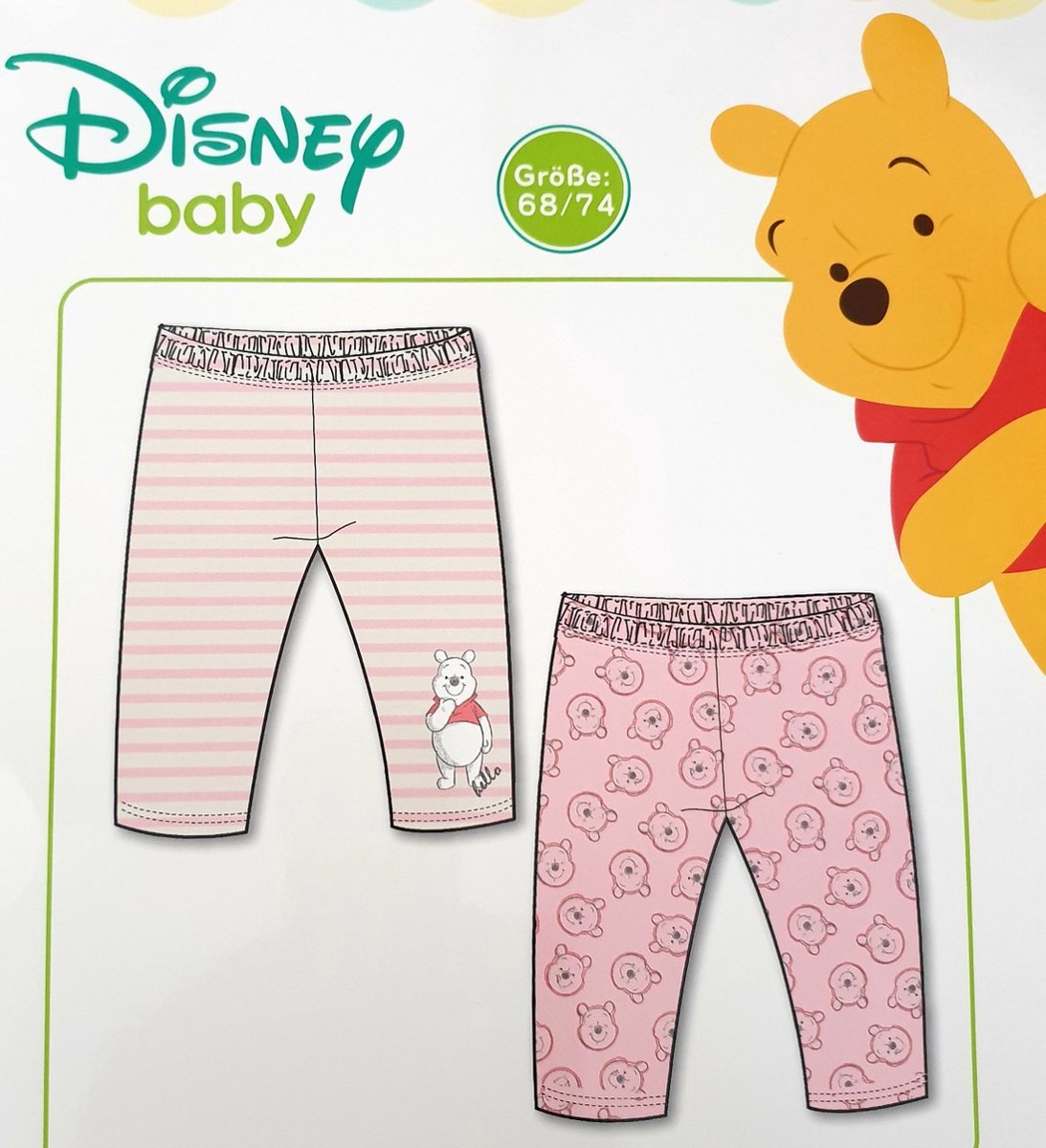 Disney Baby Winnie the Pooh Legging - 2 stuks - Maat 68/74