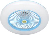 Vitafa Plafondventilator met Verlichting - Plafondventilator - Plafondlamp - Plafondventilator met lamp - Plafondventilator met Afstandsbediening - Blauw