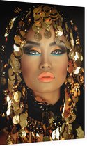 Arabische prinses - Foto op Dibond - 40 x 60 cm