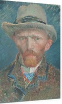 Zelfportret, Vincent van Gogh - Foto op Dibond - 60 x 90 cm