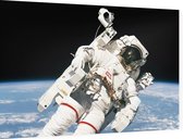 Bruce McCandless first spacewalk (ruimtevaart) - Foto op Dibond - 90 x 60 cm