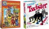 Afbeelding van het spelletje Spellenbundel - 2 Stuks - Carcassonne Junior & Hasbro Twister