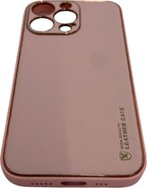 Apple iPhone 13 Pro Max achterkant TPU Luxe High Quality Leather Case