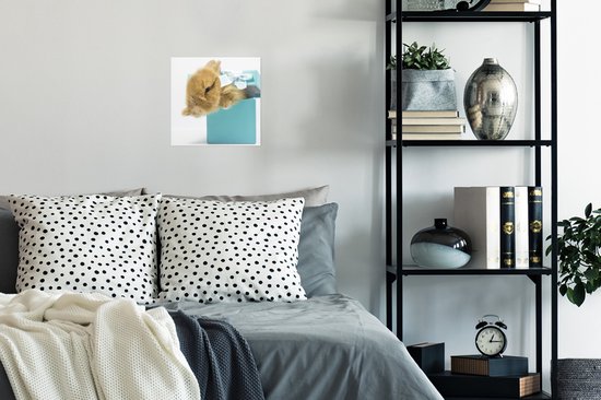 Affiche Lapin - Pastel - Blauw - 30x30 cm