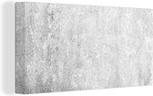 Toile Peinture Béton - Grijs - Mur - 80x40 cm - Décoration murale