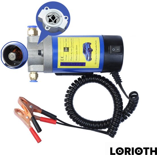 Pompe à huile électrique LORIOTH® - Pompe d'aspiration - Extracteur d'huile  - Pompe à