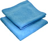 Microvezeldoek 40x40 cm 300 grams blauw per 5 stuks