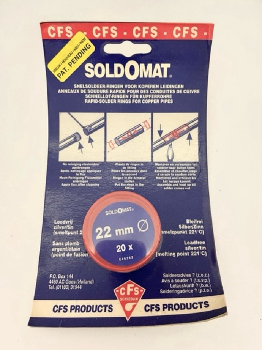 GRIFFON SOLDOMAT SOL.RING 22MM 20 stuks