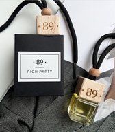 89 Aromatic - Hanging air diffuser - Autoparfum - Car perfume - Majesty — Valentijndag — Moederdag cadeau
