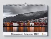 Noorwegen kalender 35x24 cm | Verjaardagskalender Noorwegen | Verjaardagskalender Volwassenen