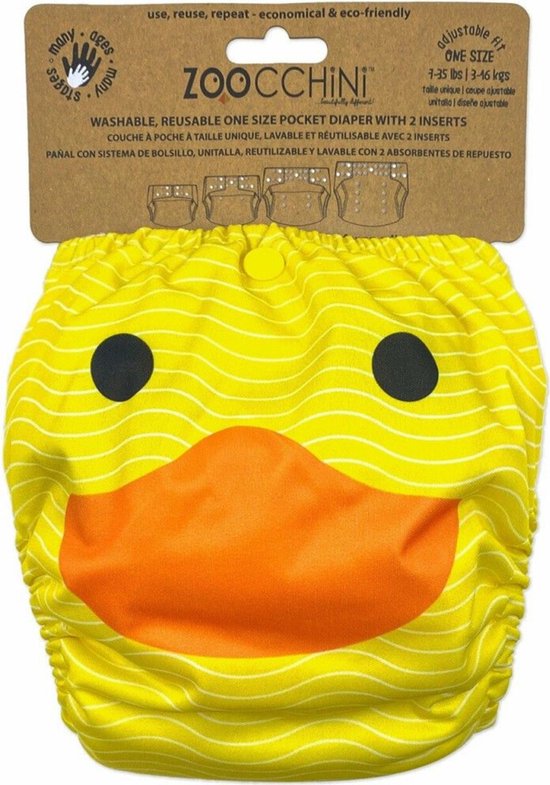 Zoocchini herbruikbare luier - Puddles the Duck