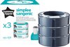 Tommee Tippee Simplee Sangenic Luieremmernavulling 3 stuks smalle rol