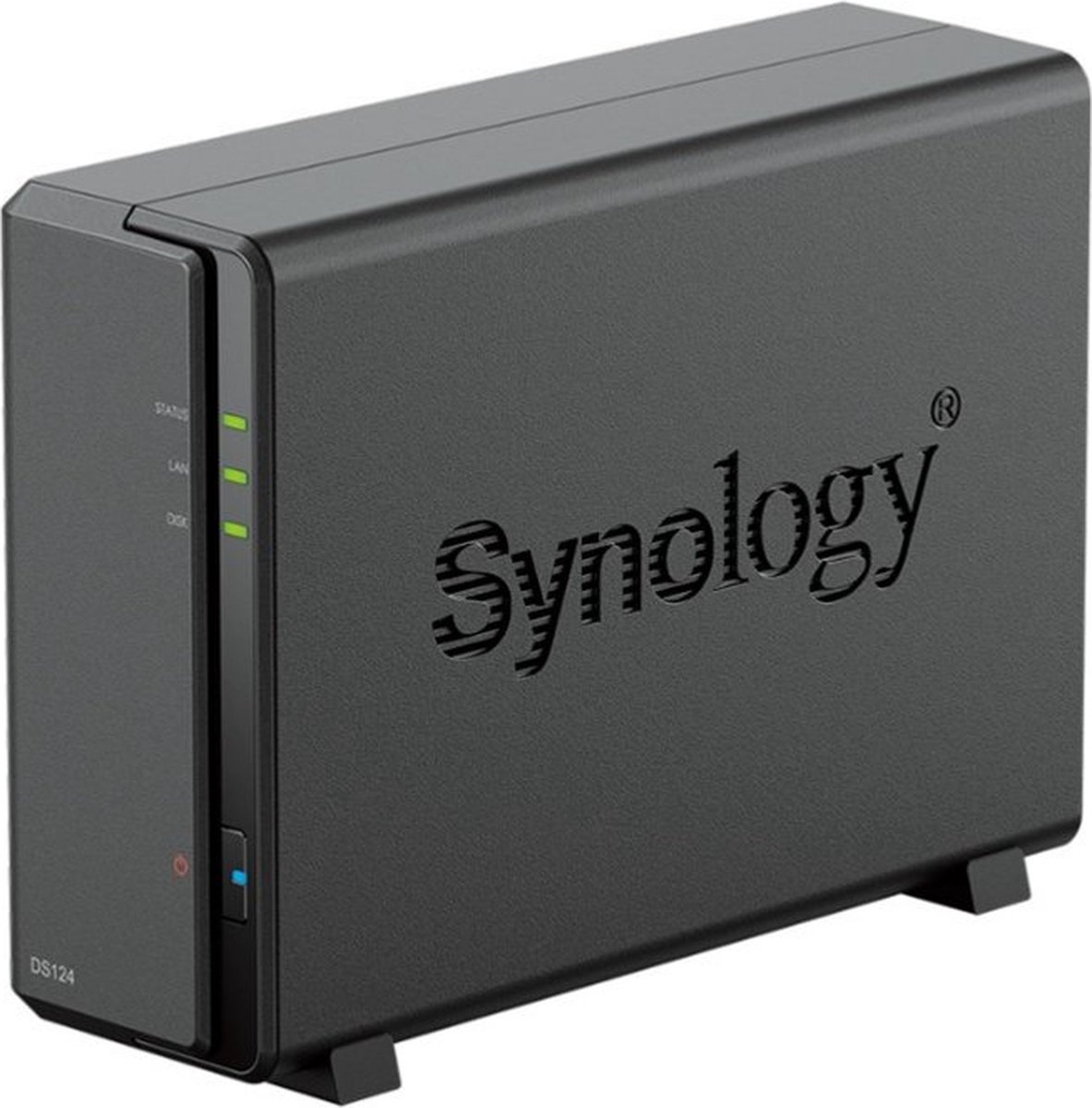 Synology DiskStation DS124 data-opslag-server NAS Desktop Ethernet LAN Zwart RTD1619B - Synology