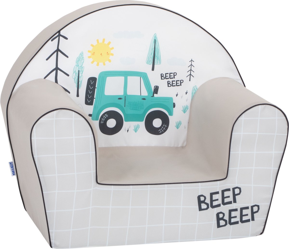 Kinderfauteuil truck - kinderbank - kinderstoel - peuterstoel - speelgoed 1 jaar - Gomoor