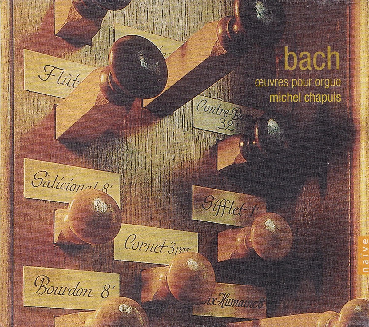 3CD Oeuvres Pour Orgue - Johann Sebastian Bach - Michel Chapuis bespeelt diverse orgels