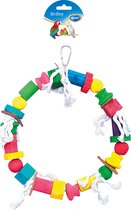 Rope Ring With Colorful Cubes 30cm