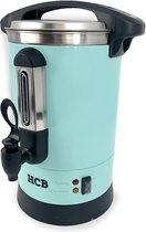 HCB® - Professionele Horeca Percolator - 5,3 liter - 35 kopjes - 230V - RVS / INOX - Elektrisch - 30x30x43 cm (BxDxH) - 2.4 kg