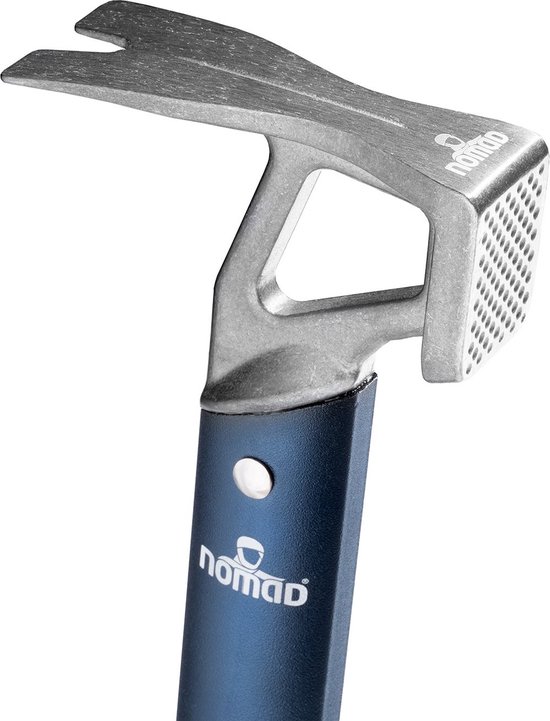 NOMAD® Hamer Tentharingen RVS - 30 CM - 325 GR Tenthamer - Campinghamer - Kampeer Hamer Tent Haring - Multifunctioneel van NOMAD — afbeelding 5