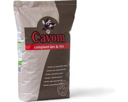 Cavom Compleet Hondenvoer Droog Lam - Rijst - 14 kg