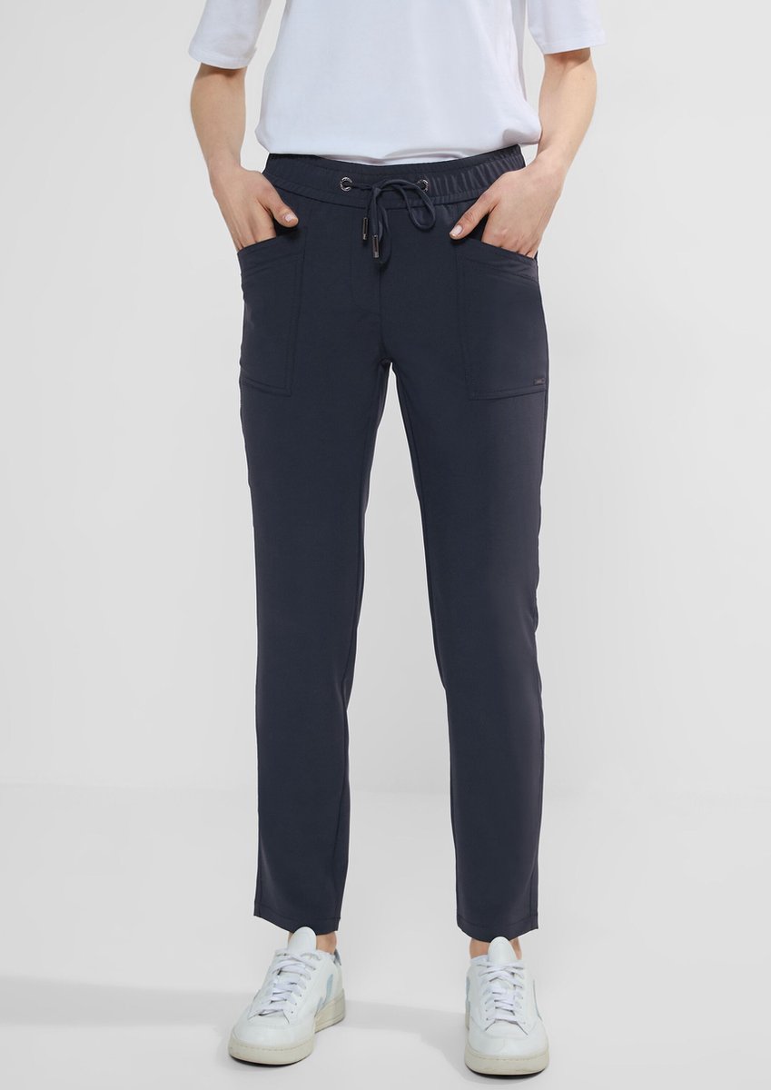Casual fit broek voor dames in Groen - SCARLETT