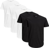 JACK&JONES JJENOA TEE SS CREW NECK 5PK MP NOOS Heren T-shirt - Maat XXL