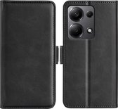 Xiaomi Redmi Note 13 Pro 4G Hoesje - MobyDefend Luxe Wallet Book Case (Sluiting Zijkant) - Zwart - GSM Hoesje - Telefoonhoesje Geschikt Voor Xiaomi Redmi Note 13 Pro 4G