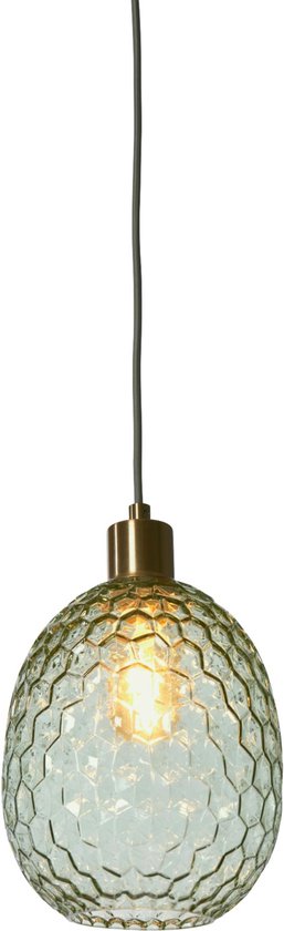 it's about RoMi Hanglamp Venice - Groen - 18x18x27cm - Modern - Hanglampen Eetkamer, Slaapkamer, Woonkamer