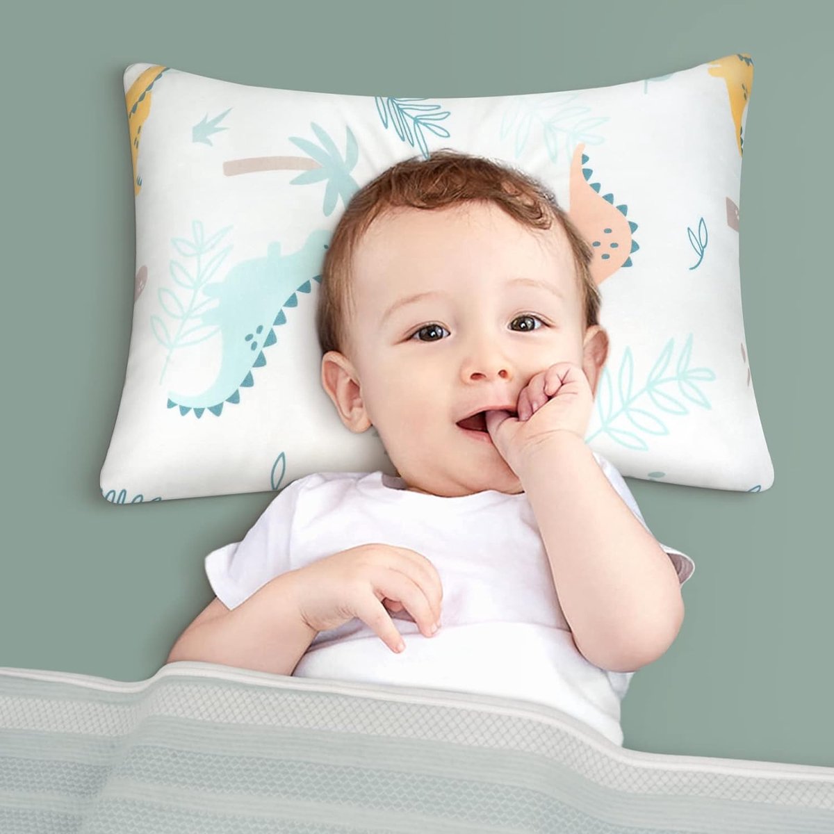Housse De Coussin Enfant 40x60 Cm - Motif Pompiers Animaux, 100% Coton, Certifié Öko-Tex - Fermeture éclair Pratique
