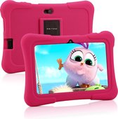 P&P Goods Kindertablet Roze - Geïnstalleerde Educatieve Software - Beveiliging Controle - Contentbeheer - Tablet Kinderen - Apps Downloaden - Android 10 - 7 Inch - Wifi - Bluetooth - Roze