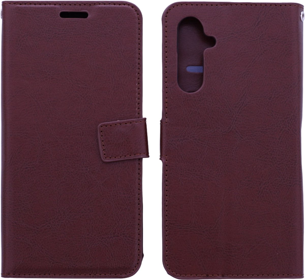 Bookcase Bruin Geschikt voor Samsung Galaxy A54 - Portemonnee hoesje - ZT Accessoires