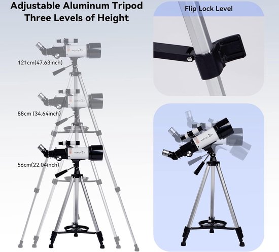 HETEKAN - Astronomische Telescoop voor Volwassenen - hetekan